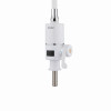 Проточный кран-водонагреватель с гибким изливом для кухни Lidz Warm 065 LDWAR065WHI49097 White/White