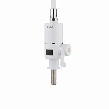 Проточний кран-водонагрівач з гнучким виливом для кухні  Lidz Warm 065  LDWAR065WHI49097 White/White