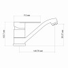 Змішувач для кухні Lidz Tani 002M (k40) LDTAN002MCRM44967 Chrome