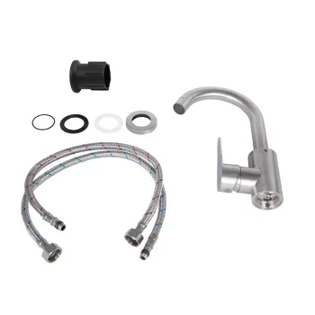Змішувач для кухні Lidz Vida 015F2 (k35) LDVID015F2NKS43353 Nickel