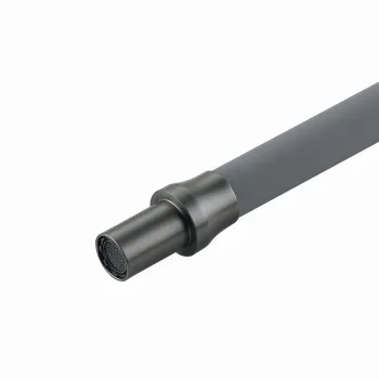 Змішувач для кухні Lidz Aria 020F3 (k35) з гнучким виливом з підключенням для питної води LDARI020F3GGRP49569 Graphite/Grey
