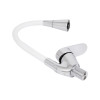 Змішувач для кухні Lidz Tani 008F3 з гнучким виливом (k40) LDTAN008F3WCR37037 Chrome/White