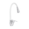 Змішувач для кухні Lidz Tani 008F3 з гнучким виливом (k40) LDTAN008F3WCR37037 Chrome/White