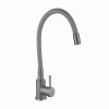 Змішувач для кухні Lidz Aria 015F3 (k35) з гнучким виливом LDARI015F3GGRP49565 Graphite/Grey