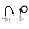 Смеситель для кухни Lidz Aria 015F31 с гибким изливом (k35) LDARI015F31BNK31872 BNK