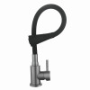 Змішувач для кухні Lidz Aria 015F31 (k35) з гнучким виливом LDARI015F31BGRP49566 Graphite/Black