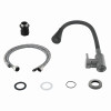 Змішувач для кухні Lidz Aria 015F31 (k35) з гнучким виливом LDARI015F31BGRP49566 Graphite/Black