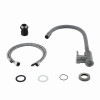 Змішувач для кухні Lidz Aria 015F3 (k35) з гнучким виливом LDARI015F3GGRP49565 Graphite/Grey