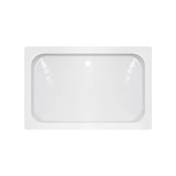 Душовий піддон KAPIELKA ST120x80х14 низький, прямокутний, діаметр зливу 52 мм Lidz