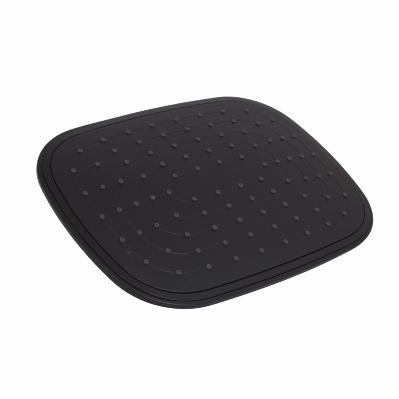 Потолочная лейка Lidz (258х190х65) для душевых систем Kubis Black LDKUB2581906549513