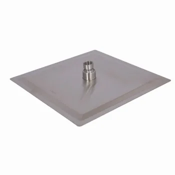 Стельова лійка Lidz (248х248х45) для душових систем Kubis, Helix Nickel LDKUB2482484549512