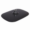 Потолочная лейка Lidz (258х190х65) для душевых систем Kubis Black LDKUB2581906549513