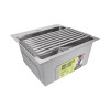 Сушарка на кухонну мийку Lidz Acsis LA11 Gray, плоска основа, для посуду 430х218 мм LDACSLA11GRA49765
