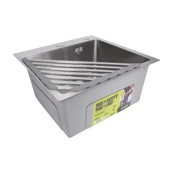 Сушарка на кухонну мийку кутова Lidz Acsis LA19 Gray, плоска основа, для посуду 477х198 мм LDACSLA19GRA49772