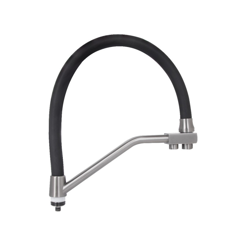 Излив Lidz (29,9x268x314) для смесителя для кухни Aria 020F3 Graphite/Black LDARI299268314GRP51994