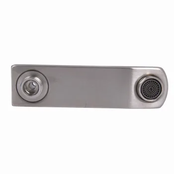 Вилив у зборі Lidz (150х40х36) для змішувачів Kubis 006, 1030 Nickel LDKUB1504036N49507