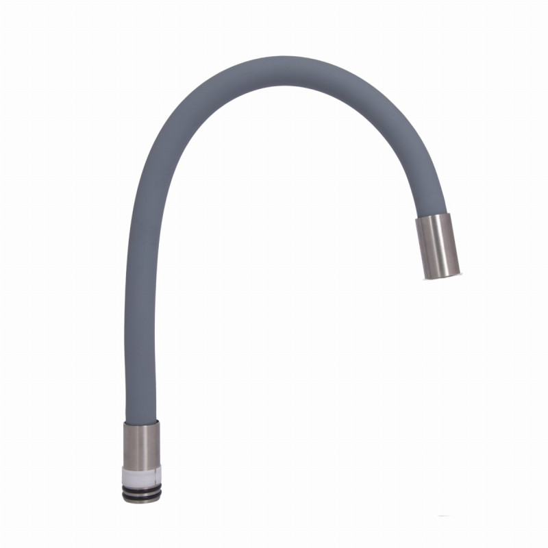 Излив в сборе Lidz (270х220х24), 515 мм для смесителя для кухни Aria, Vida 015F3 Nickel/Grey LDARIVID2702202449382