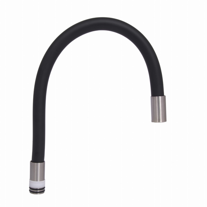 Излив в сборе Lidz (270х220х24), 515 мм для смесителя для кухни Aria, Vida 015F3 Nickel/Black LDARIVID2702202449392