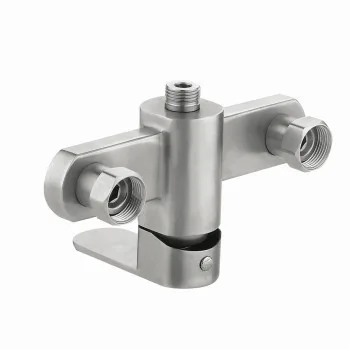 Змішувач для душу Lidz Luna 010 (k35)  LDLUN010NKS49191 Nickel
