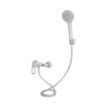 Змішувач для душу Lidz Latwa 010 (з душовим гарнітуром) (k40) LDLAT010CRM45416 Chrome