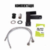 Смеситель для раковины Lidz Kubis 001F (k35) LDKUB001FBLA43376 Black