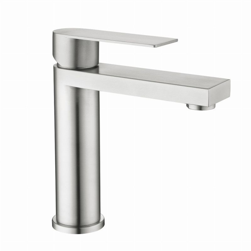 Смеситель для раковины низкий Lidz Nexus 001F (k35)  LDNEX001FNKS49184 Nickel