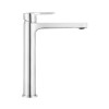 Смеситель латунный для раковины Lidz Astra 001FH высокий (k35) LDAST001FHCRM48090 Chrome