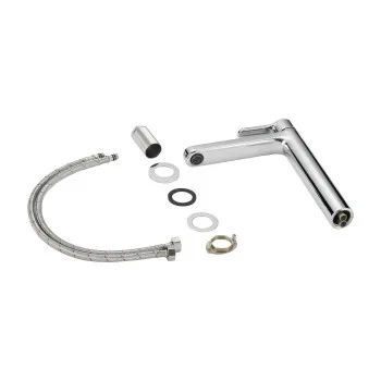 Змішувач латунний для раковини Lidz Astra 001FH високий (k35) LDAST001FHCRM48090 Chrome