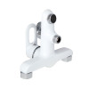 Смеситель для ванны Lidz Latwa 006 (c душевым гарнитуром) (k35) LDLAT006WHI45424 White